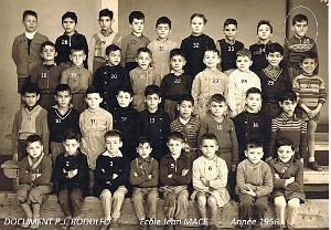 ECOLE JEAN MACE GARCONS 1956 